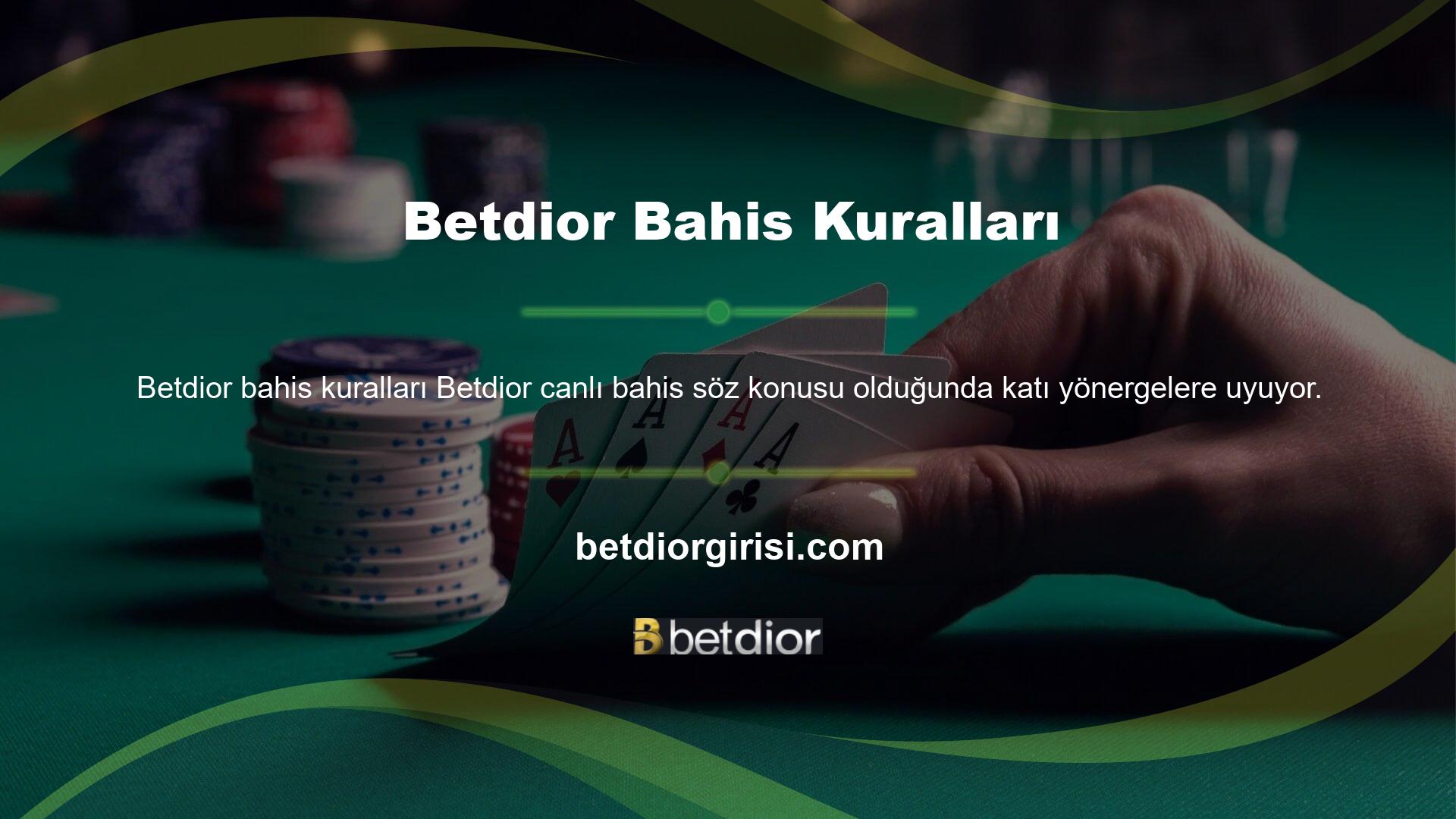 Canlı bahisler için özel bir departmana sahiptirler ve küresel olarak tanınan yüksek standartlarıyla bilinir